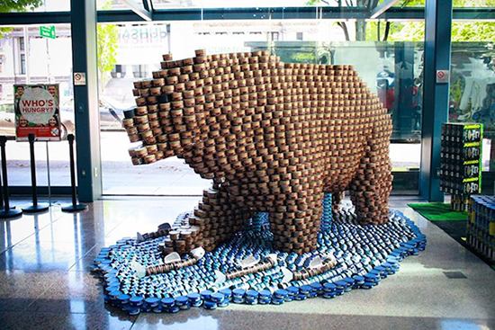 Canstruction 2016 - install 2